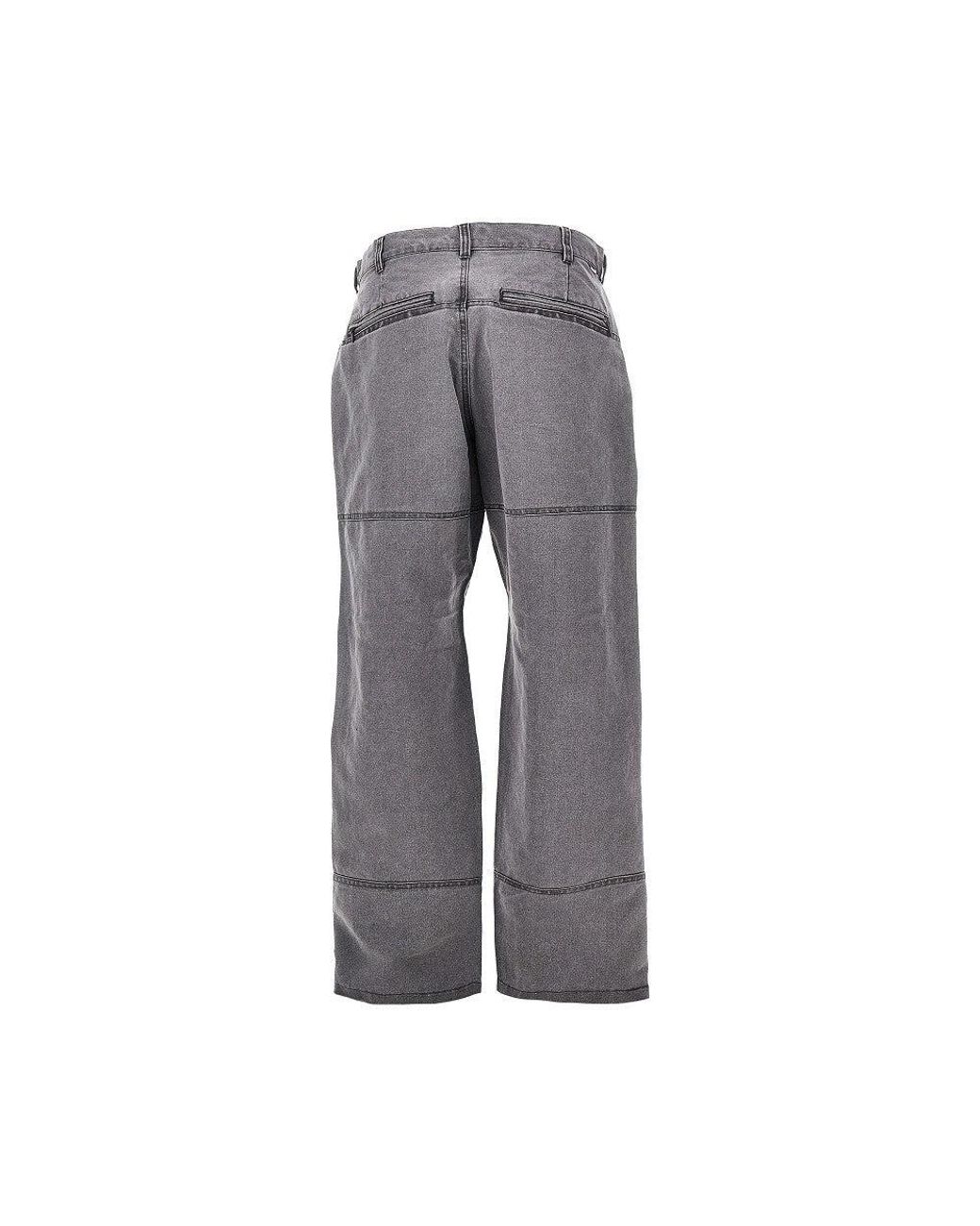 Obey Gray 'Lukens' Denim Pants for men