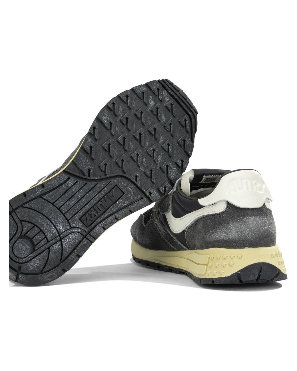 Autry Gray "Reelwind" Low-Top Sneakers