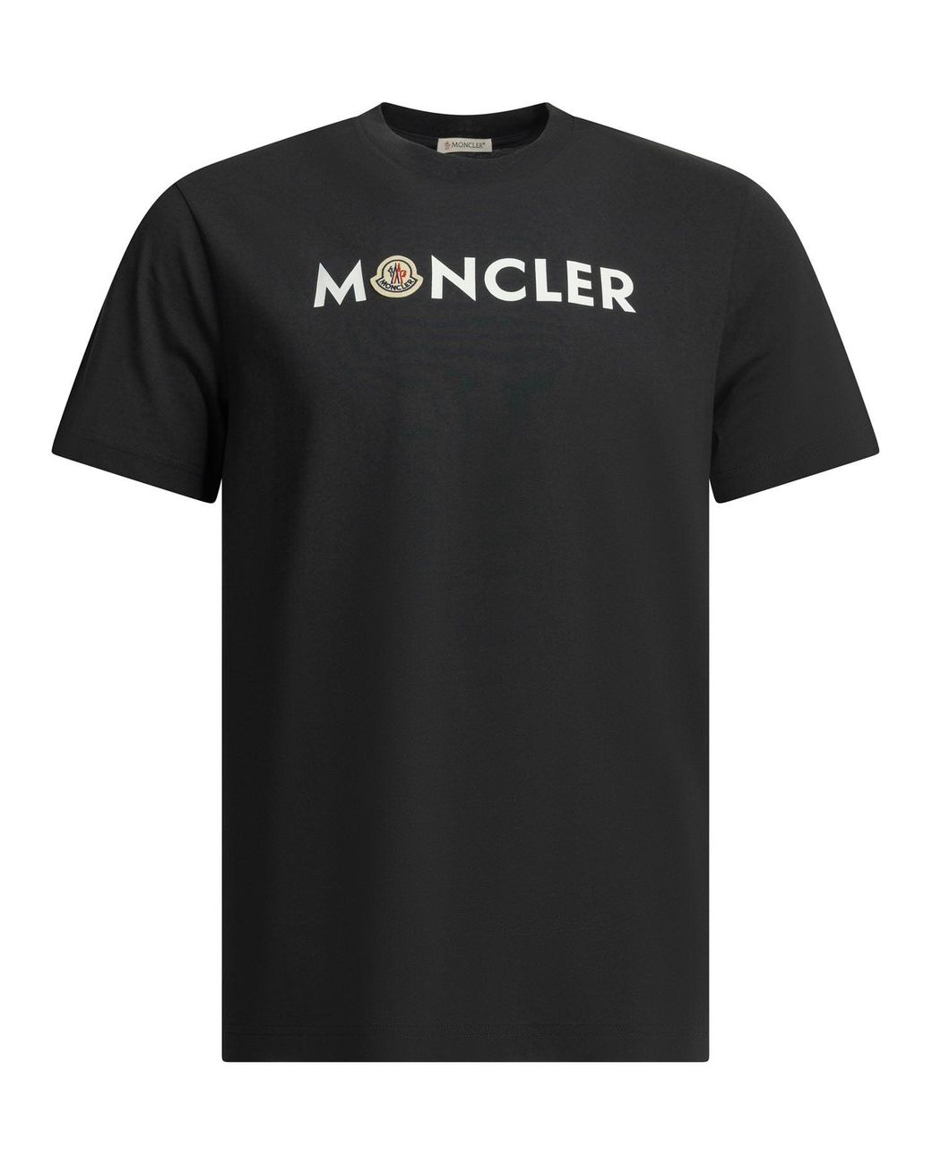 Moncler Black Crewneck T-Shirt for men