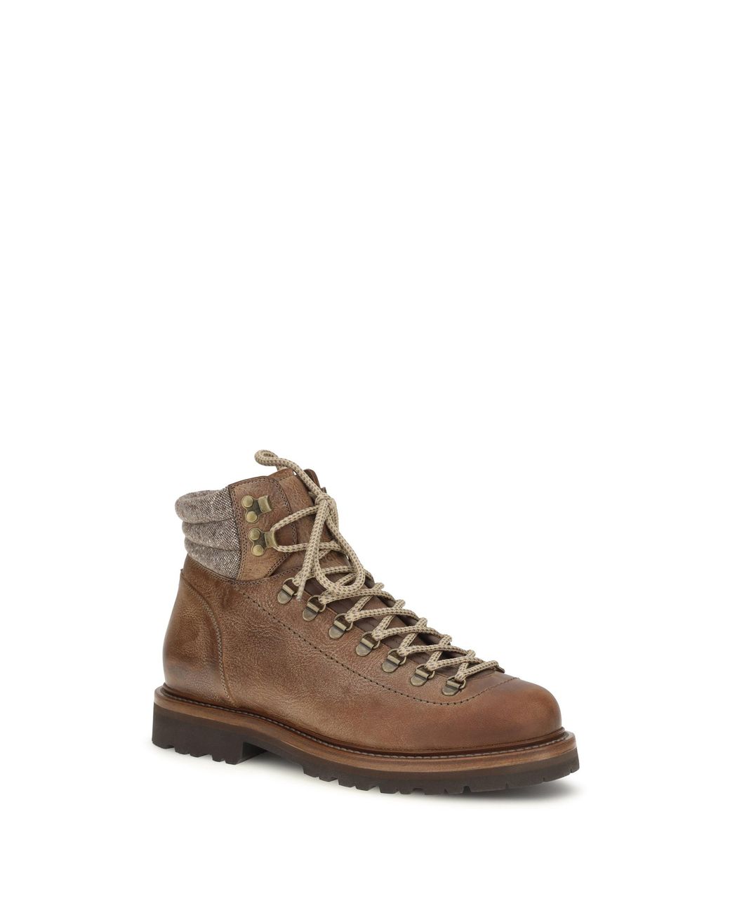 Brunello Cucinelli Brown Mountain Boots for men