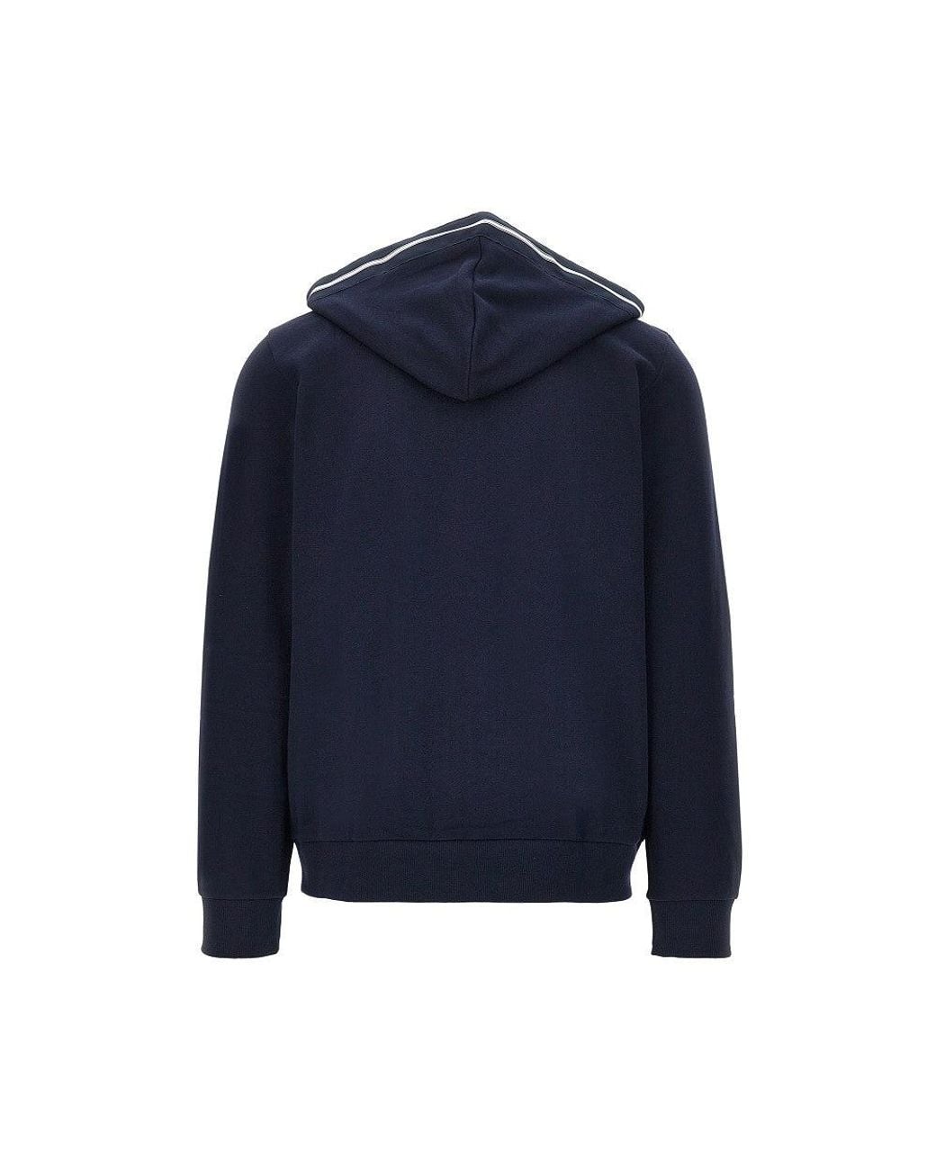 EA BODYWEAR Blue Loungewear Hoodie for men