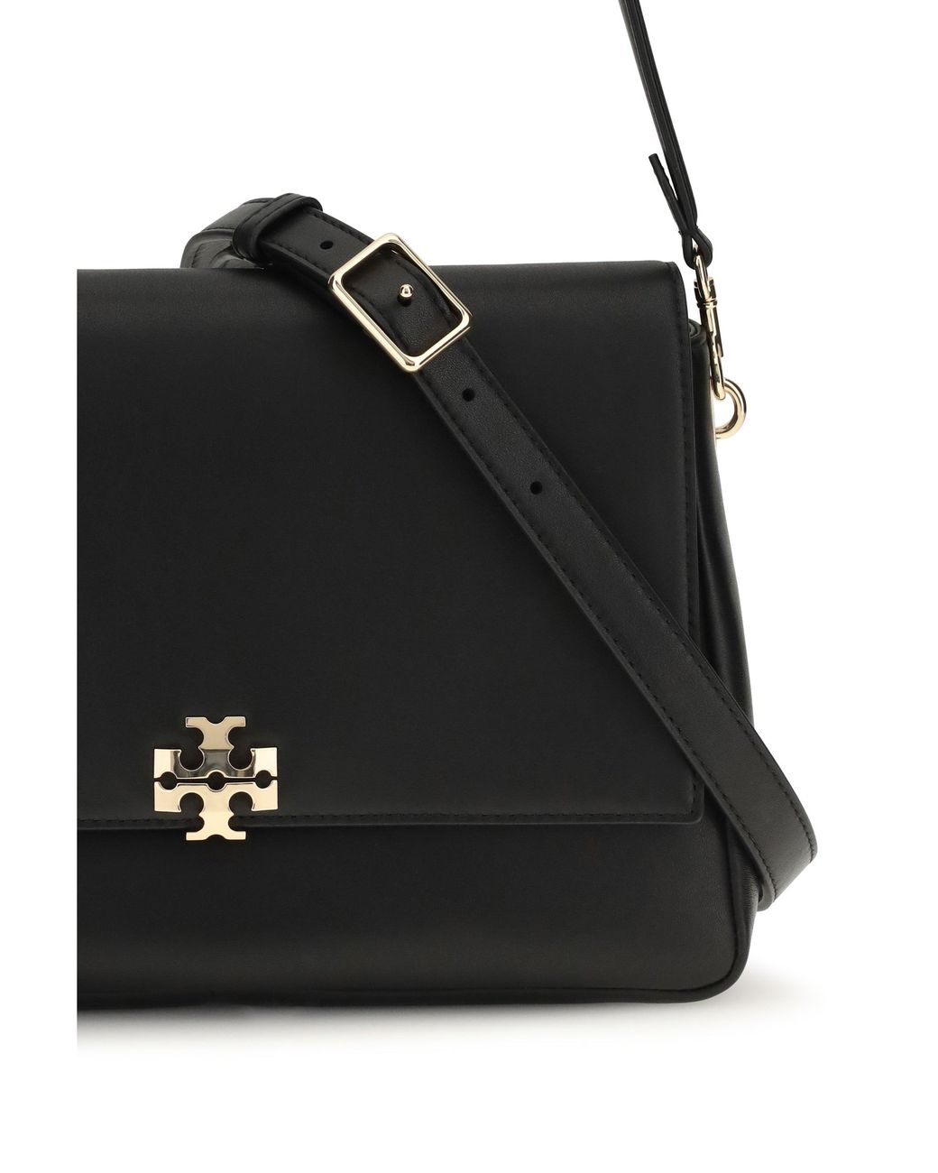Tory Burch Black Shoulder Bag Charlie Leather