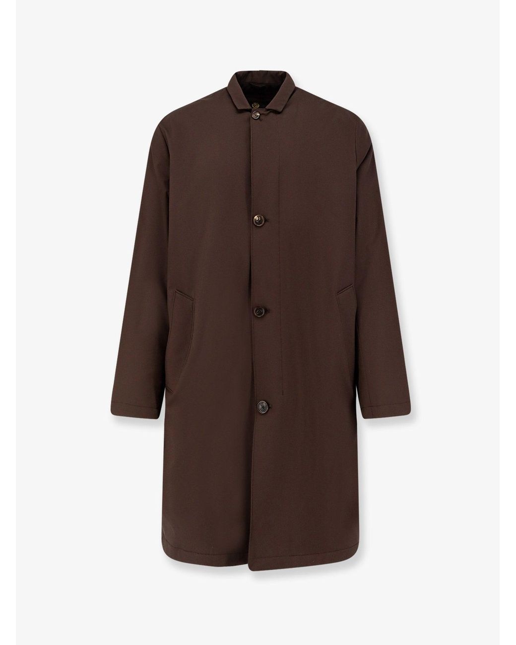 Loro Piana Brown Sebring Waterproof Coat for men