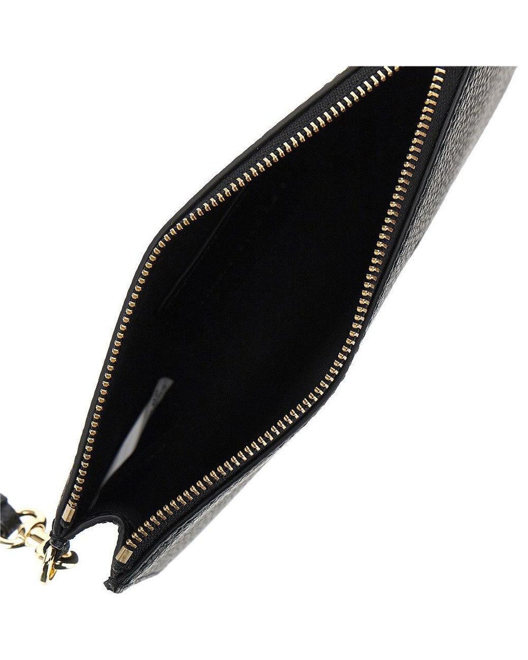 Marc Jacobs Black Grained Leather Pouch