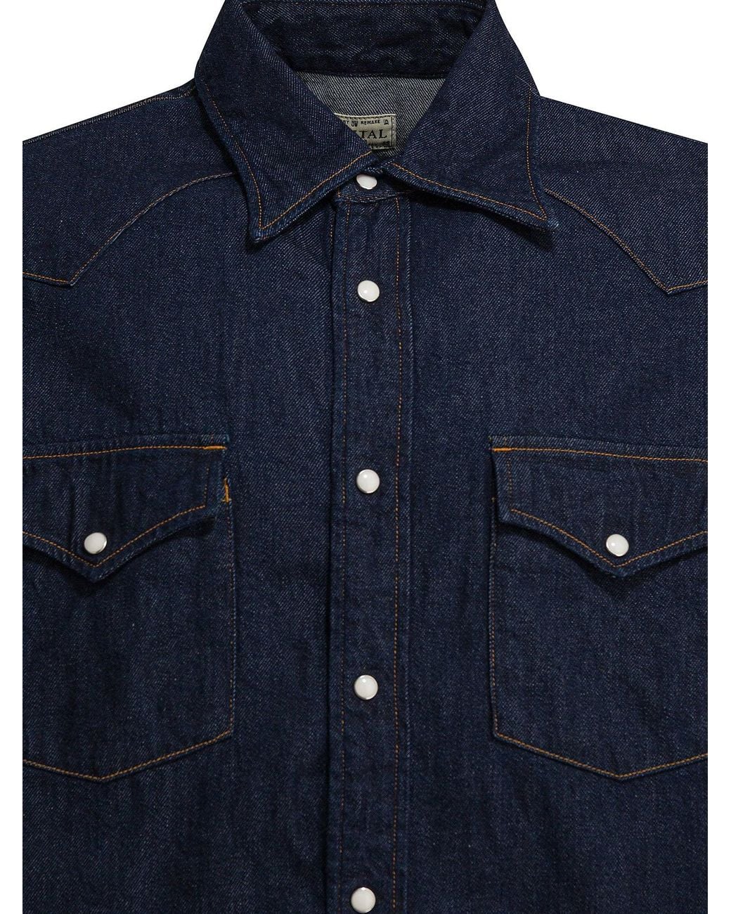 Kapital Blue "Husky" Casual Shirt for men