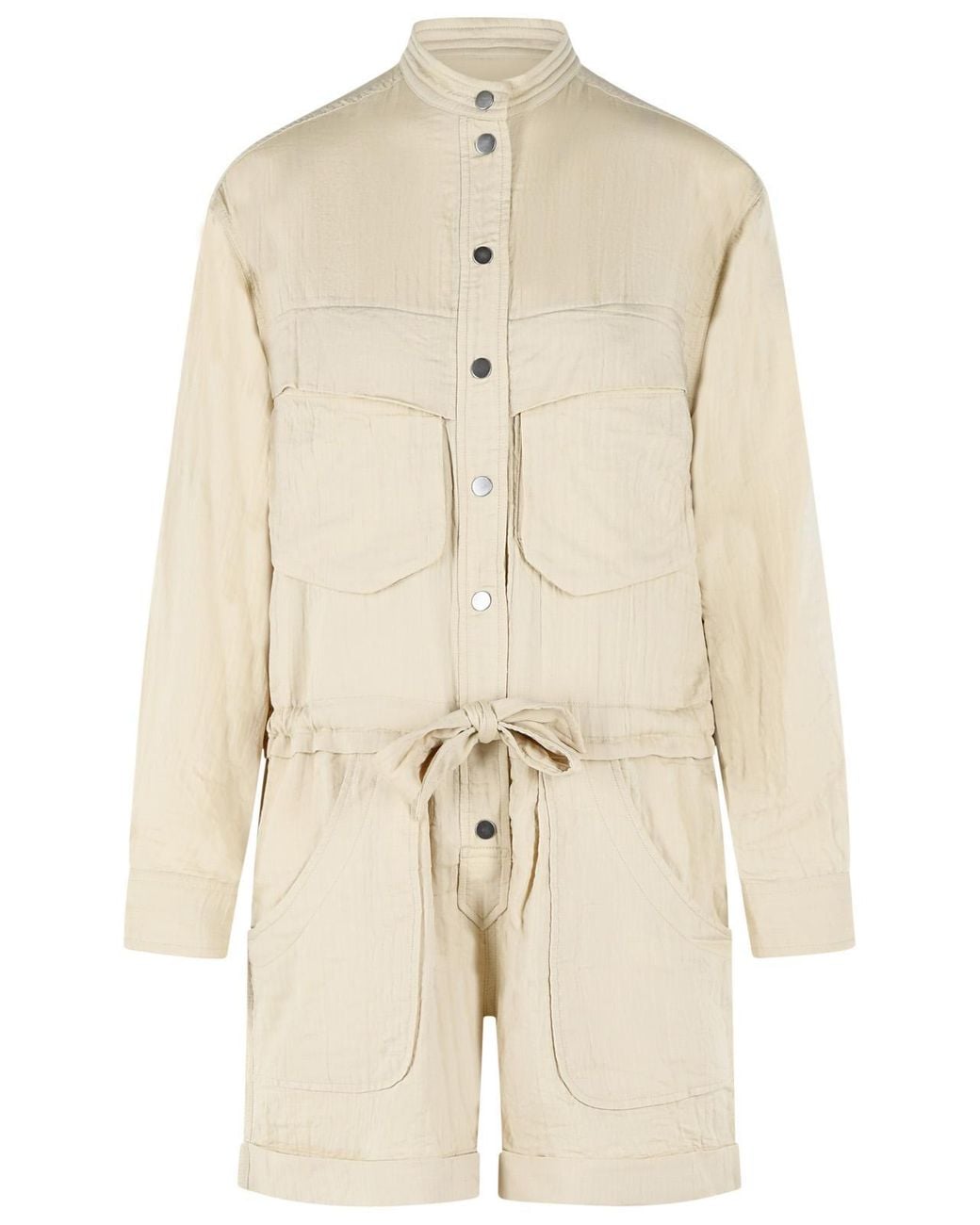 Isabel Marant Natural 'Betyna' One-Piece Jumpsuit