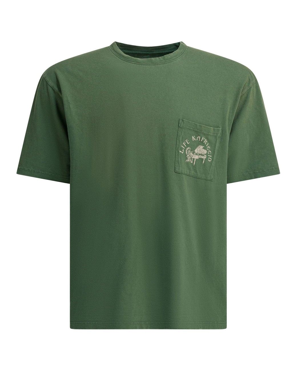Kapital Green "Life Capriccio" T-Shirt for men