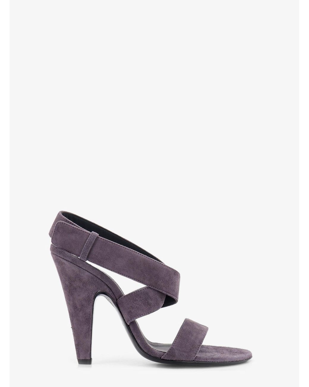 Alaïa Purple Suede Heeled Sandals