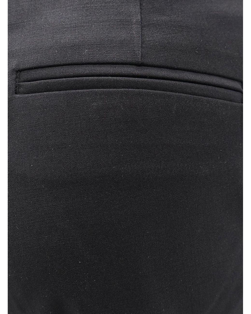 TONYWACK Blue Wool Blend Capri Trousers