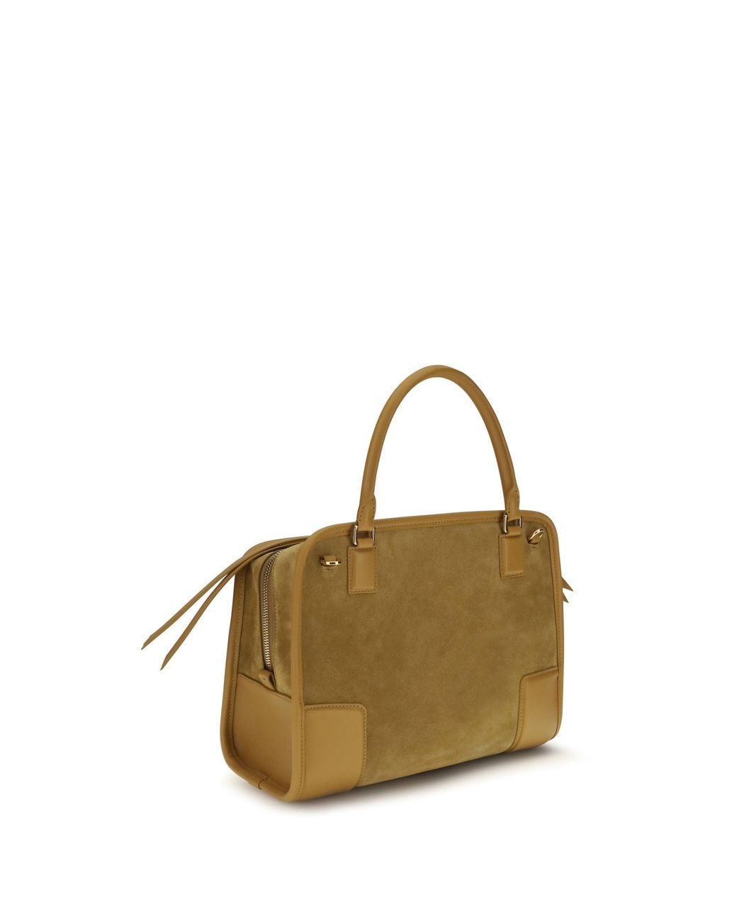 Loewe Metallic Medium Amazona 180 Suede Handbag