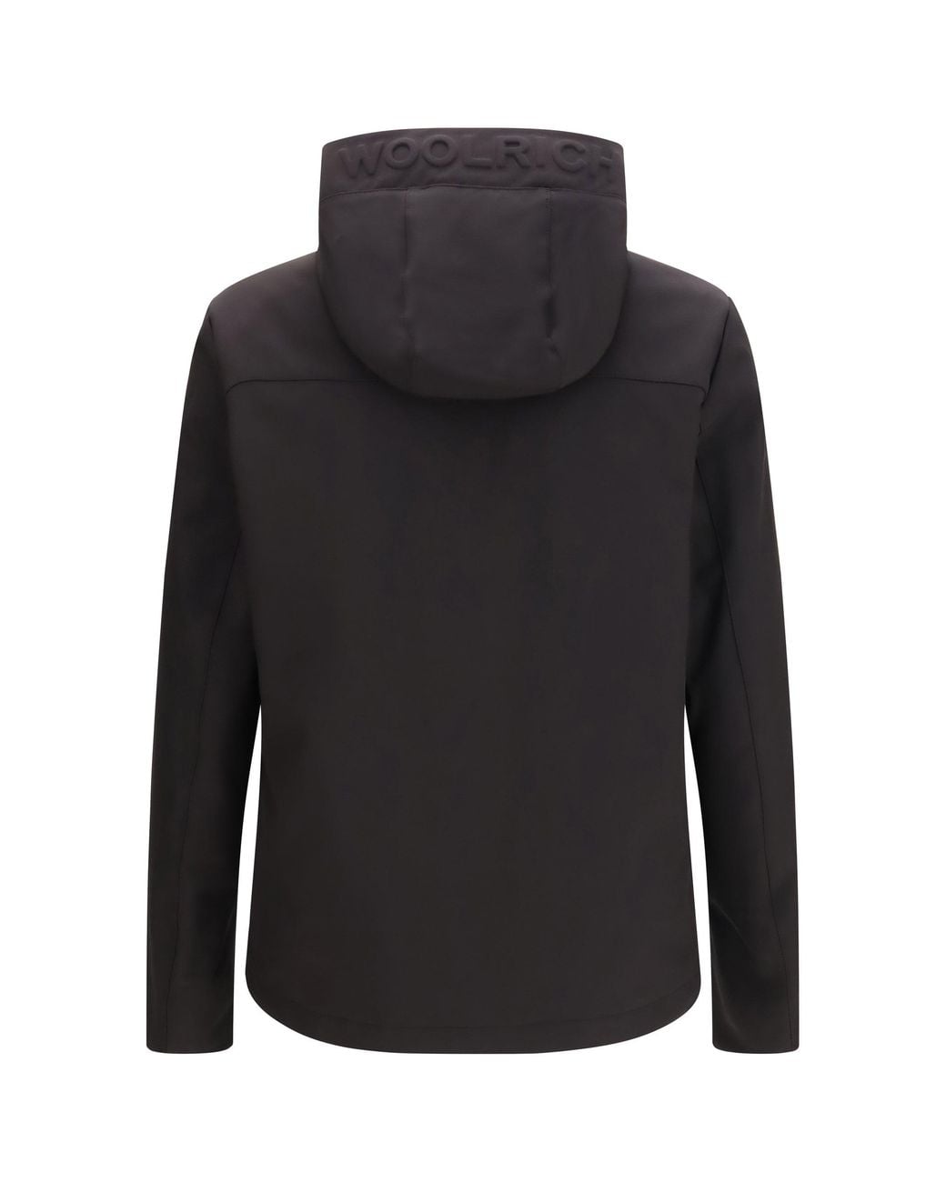 Woolrich Black Pacific Soft Shell Hooded Jacket for men