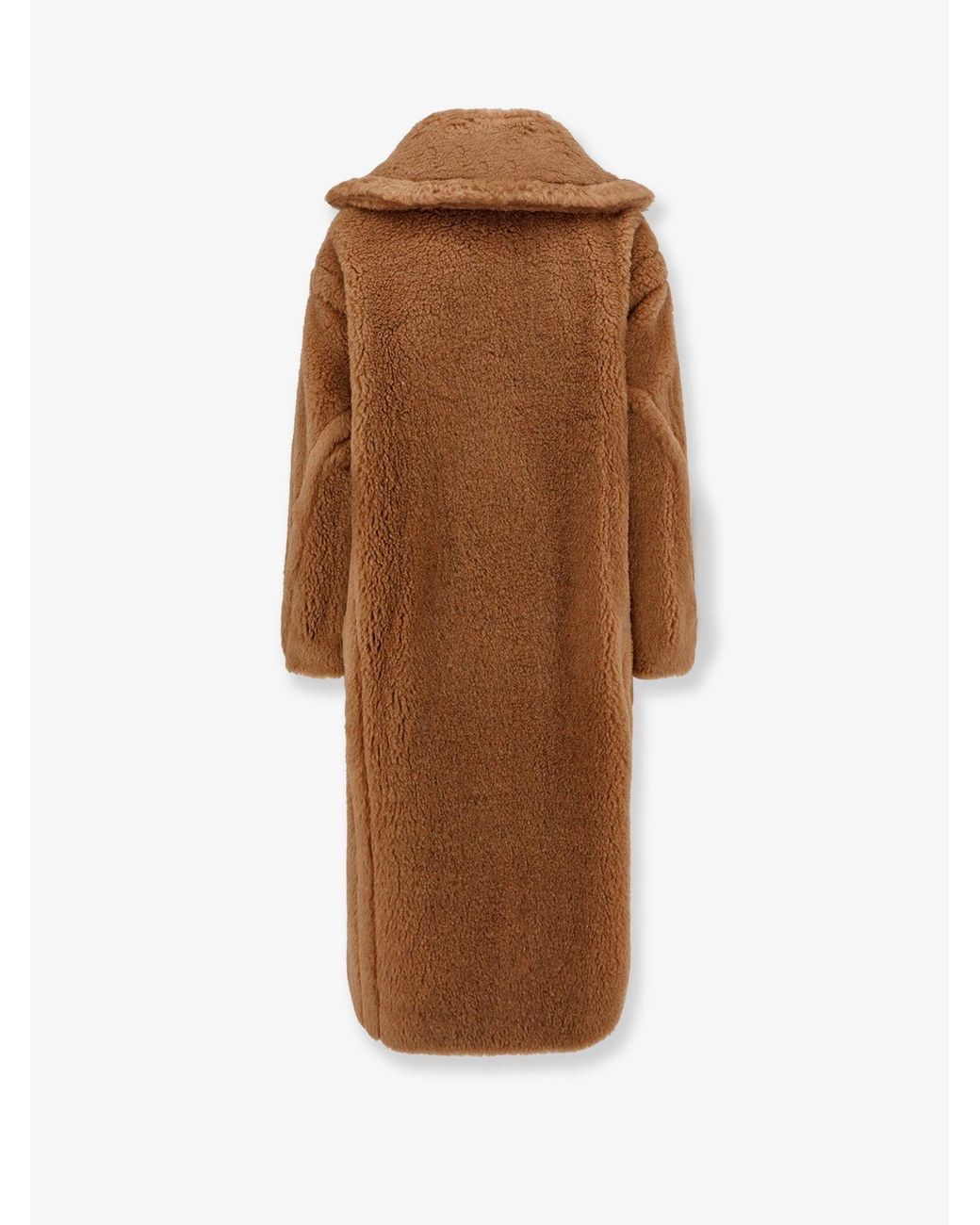 Max Mara Brown Teddy Camel And Silk Oat