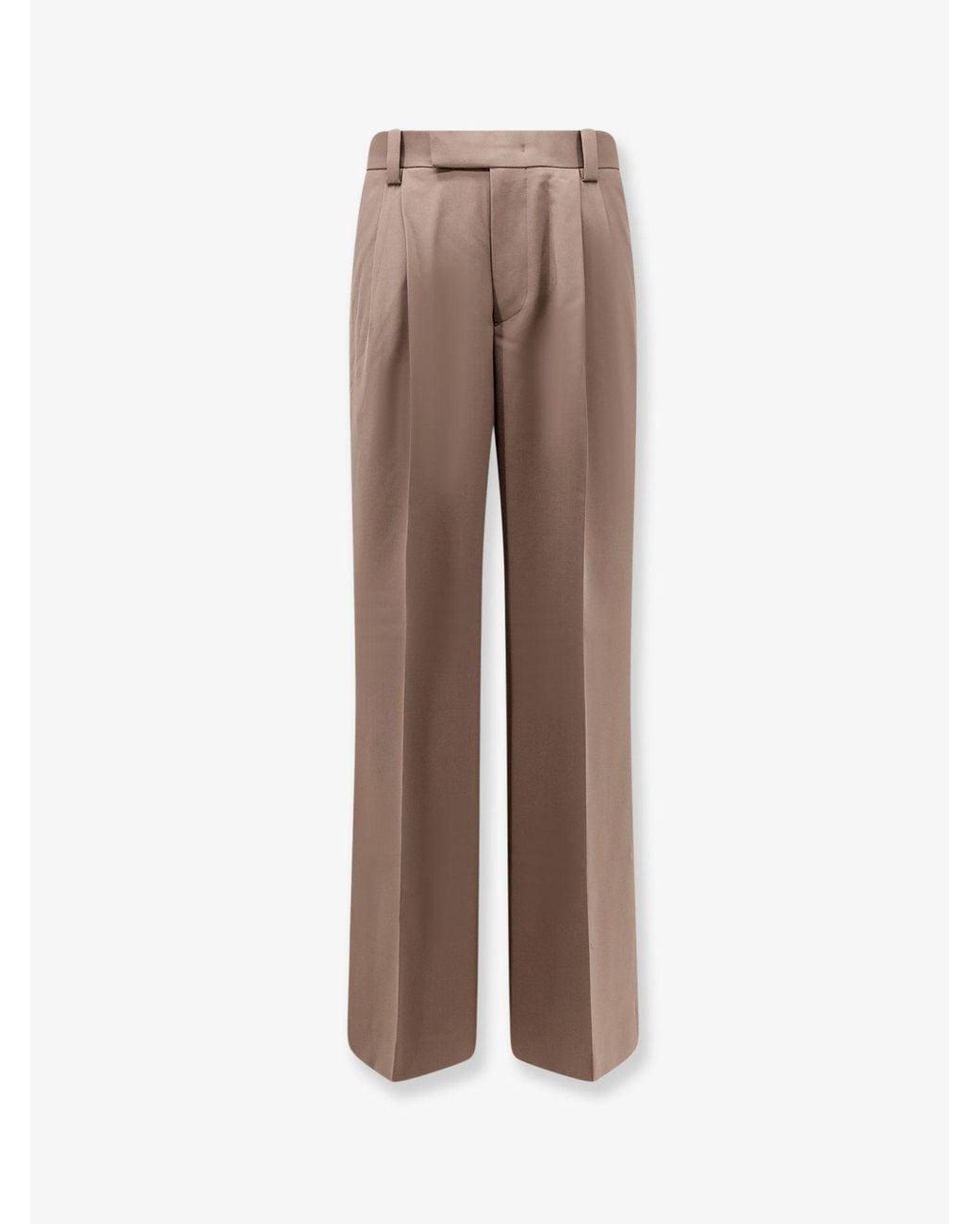 TONYWACK Natural Wool Blend Trousers With Frontal Pinces for men