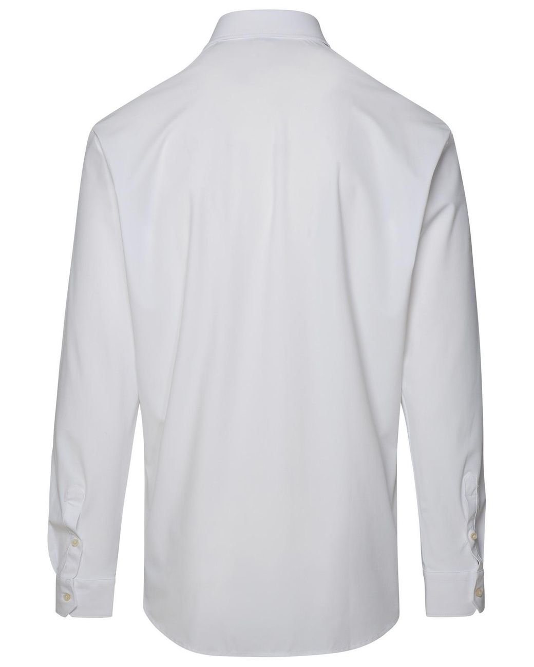 Brian Dales White Recycled Nylon Blend Shirt