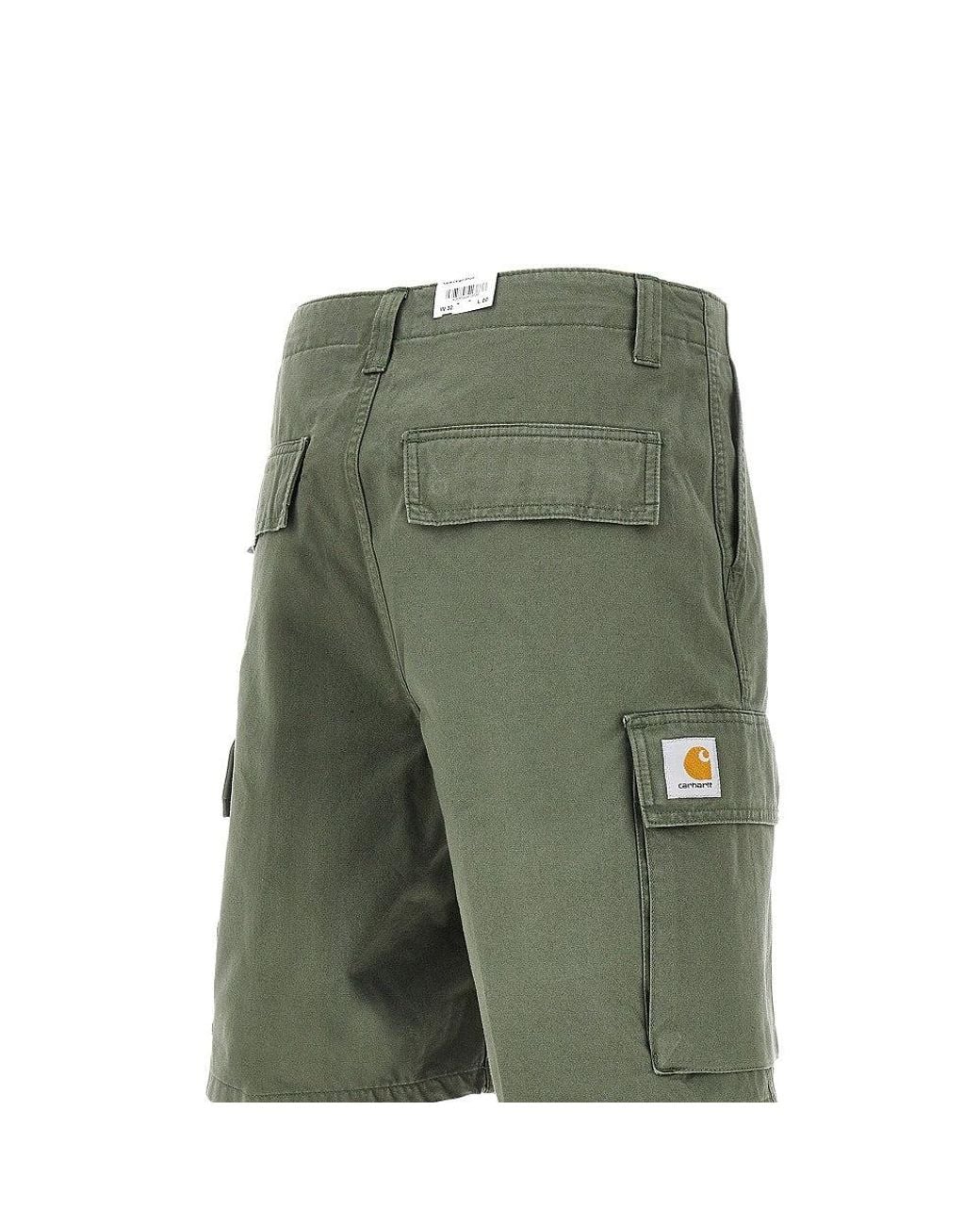 Carhartt Green 'Kade' Cargo Shorts for men