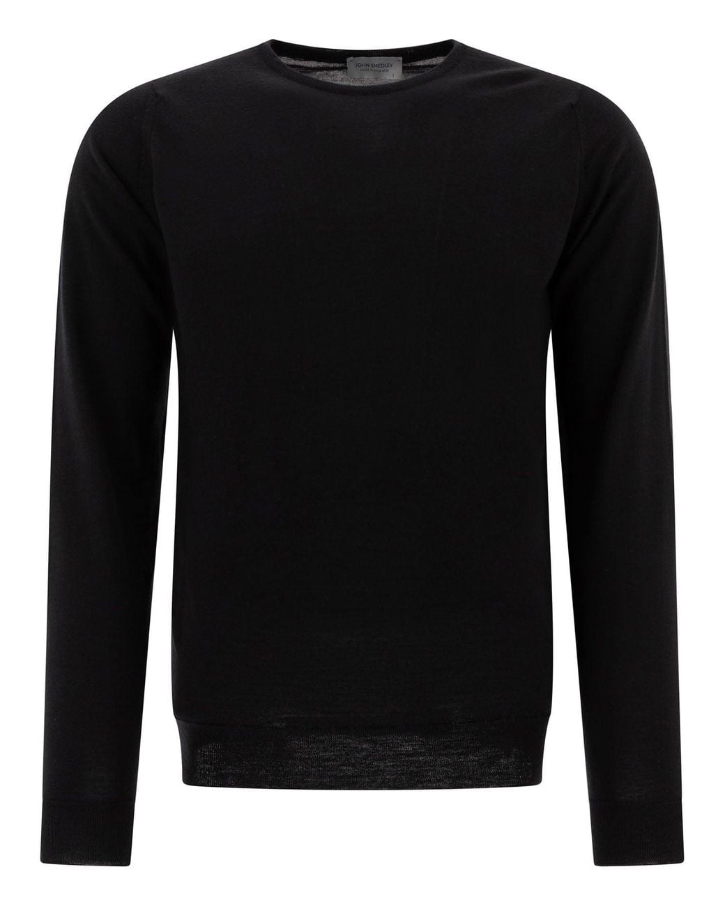 John Smedley Black Lundy Knitwear for men