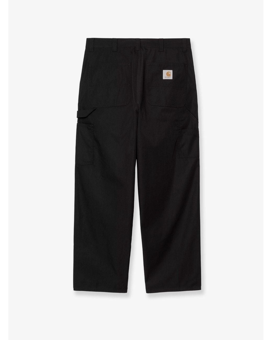 Carhartt Black Postal Single Knee Cotton Blend Trousers for men