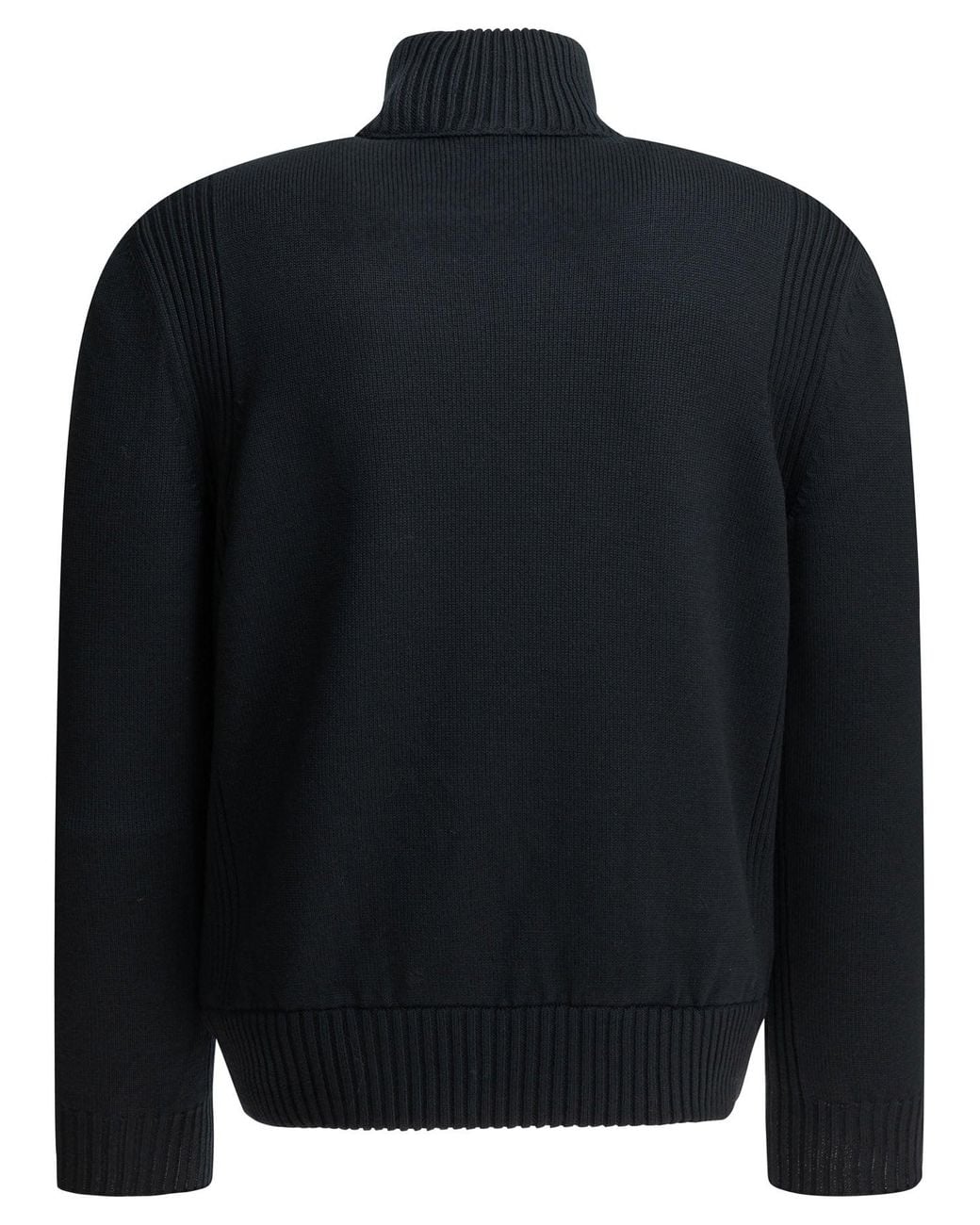 Moncler Black Padded Cardigan for men