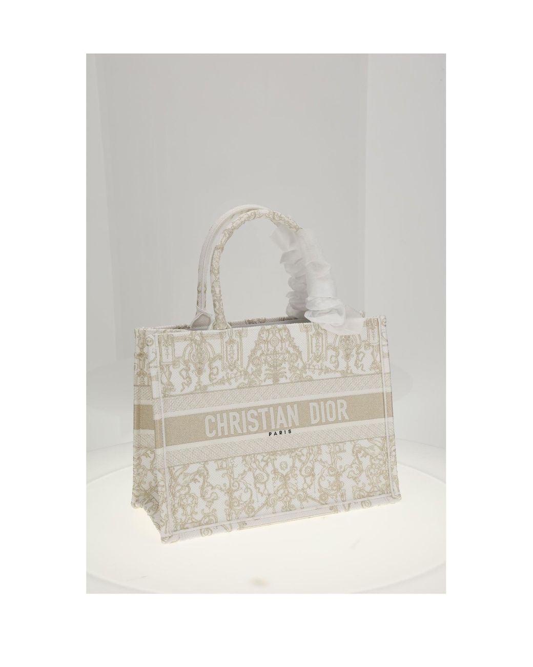 Dior Gray Dior Medium Tote Bag