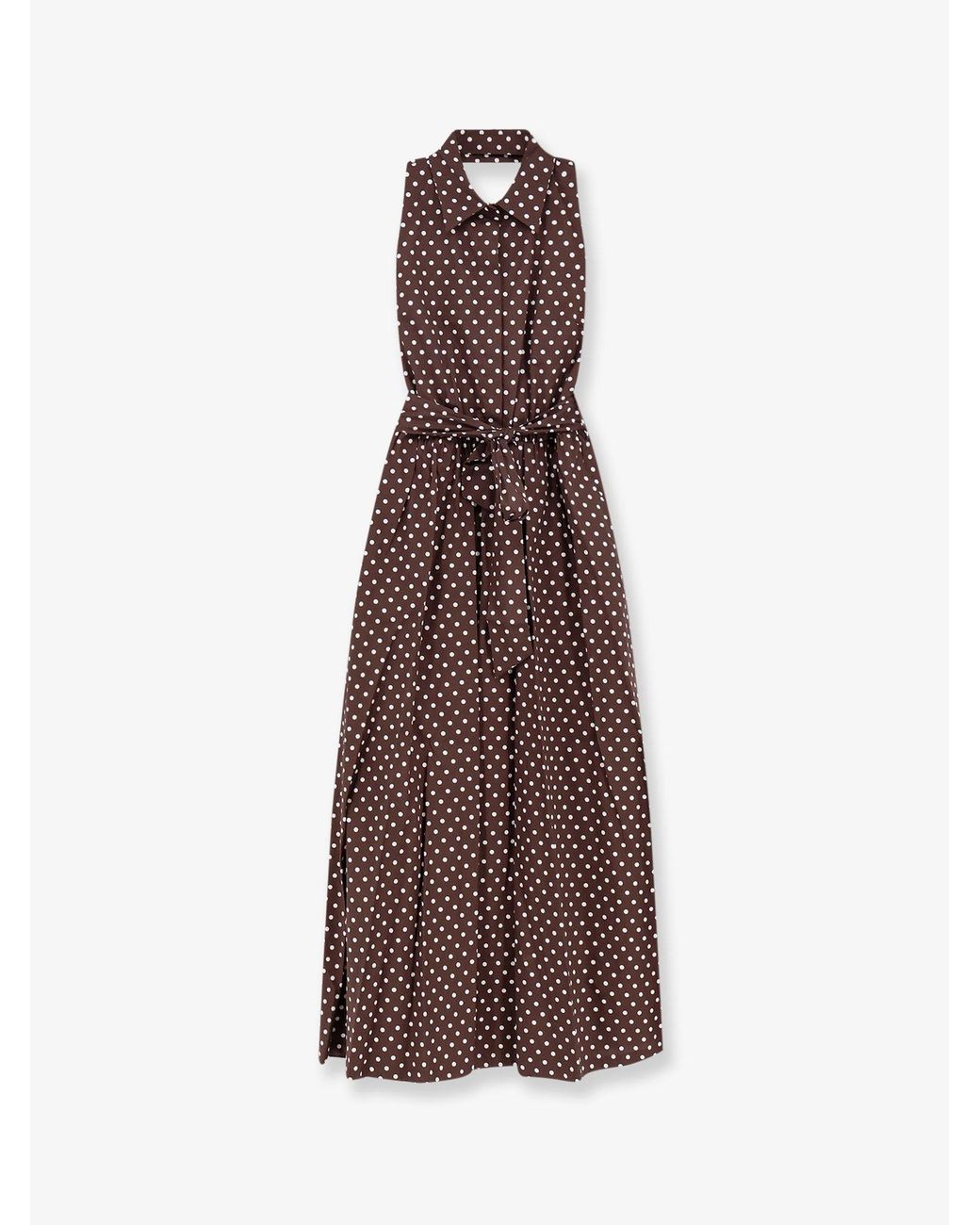 Lavi Brown Dress Caprese Cotton