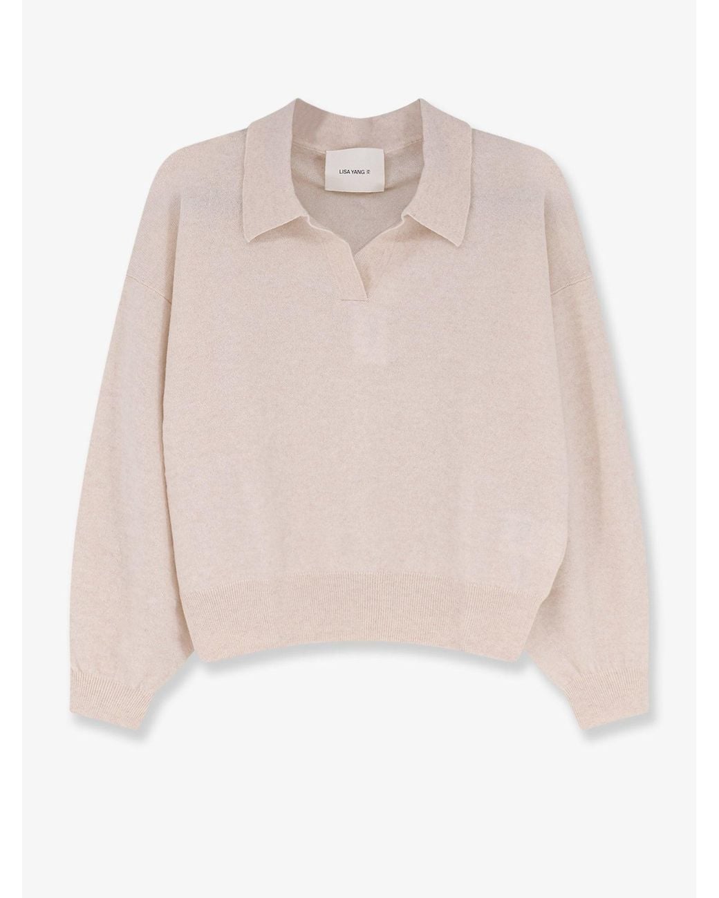 Lisa Yang White Katriel Cashmere Sweater