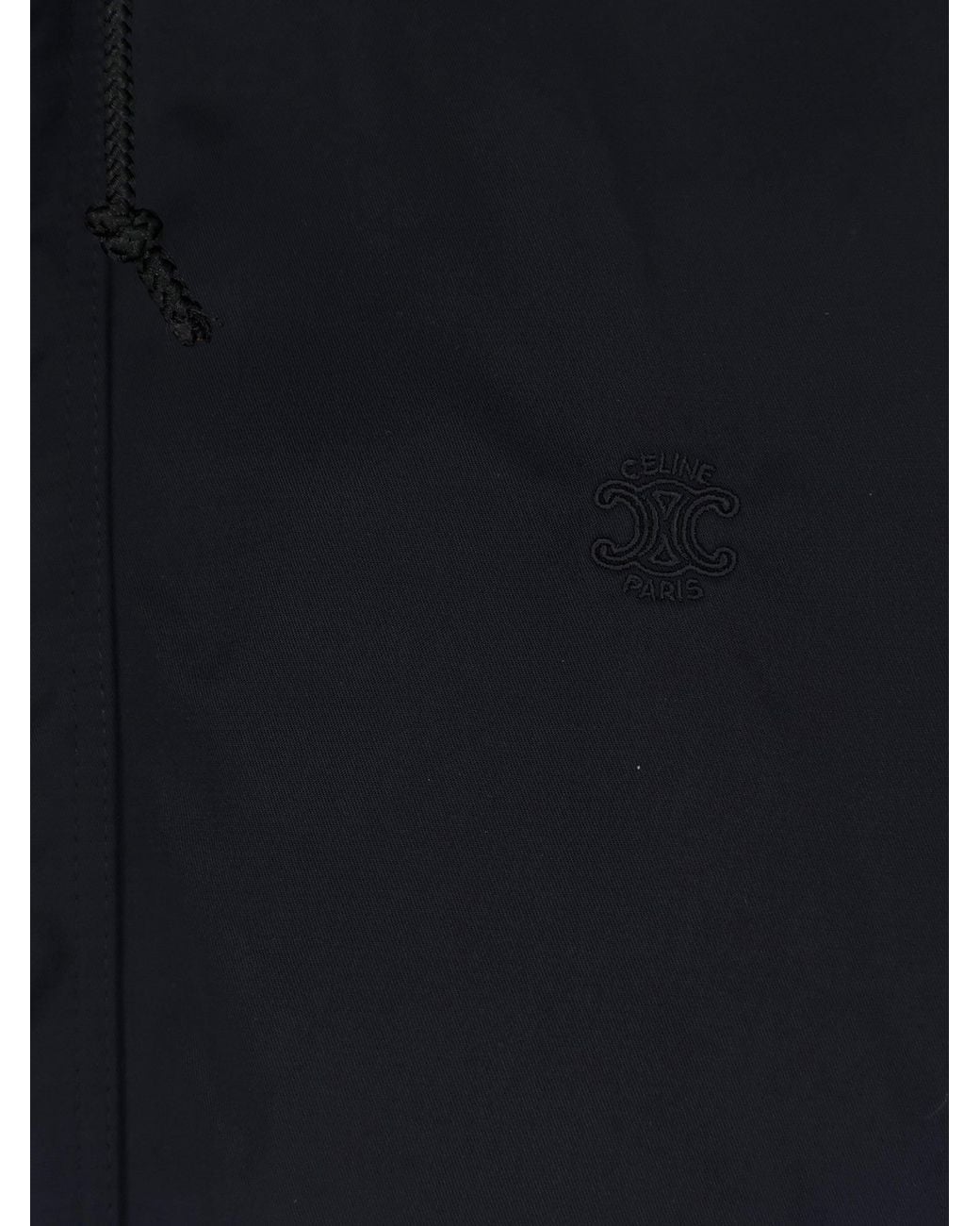 Céline Blue Windproof Nylon Jacket for men