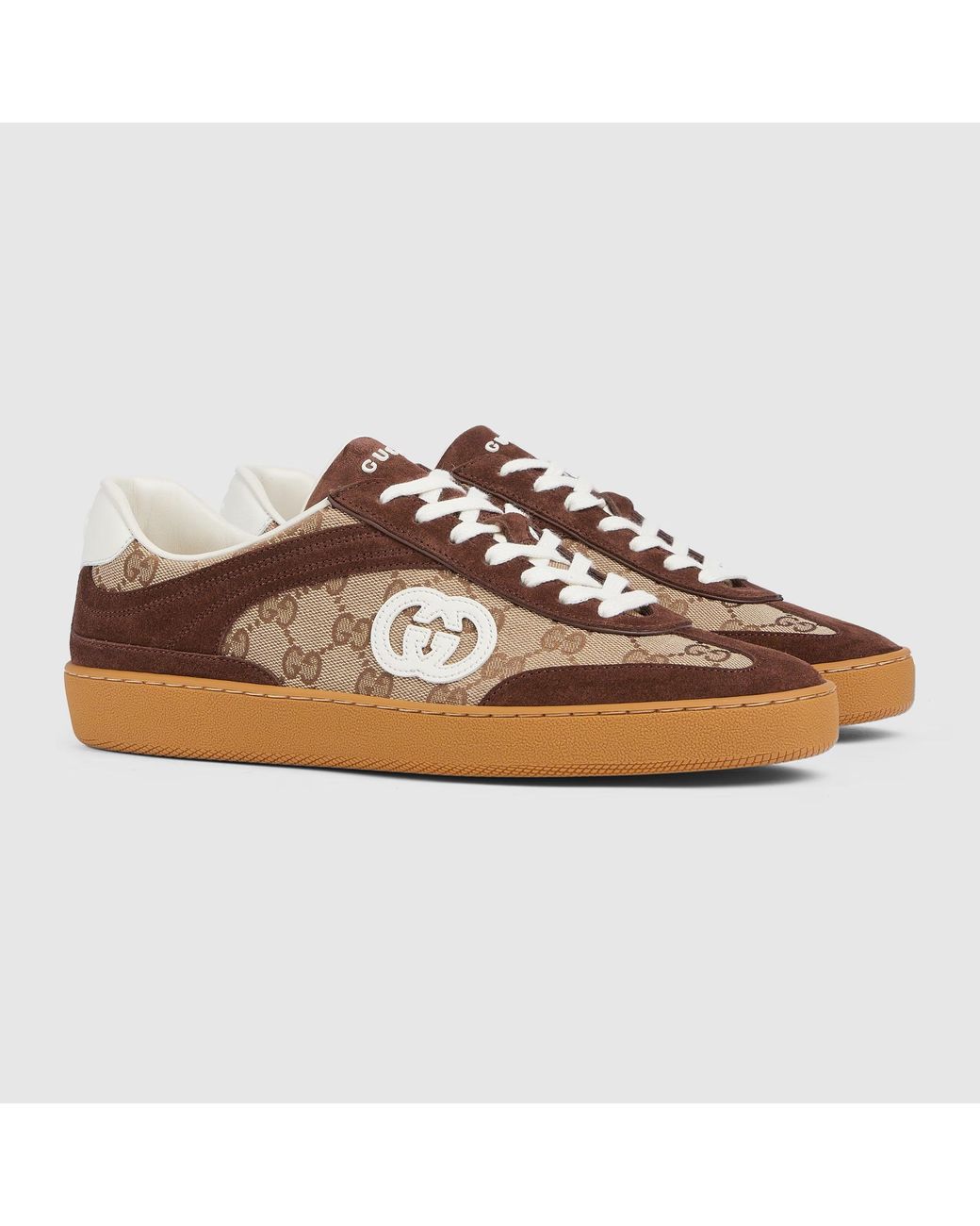Gucci Brown "G75" Sneakers for men