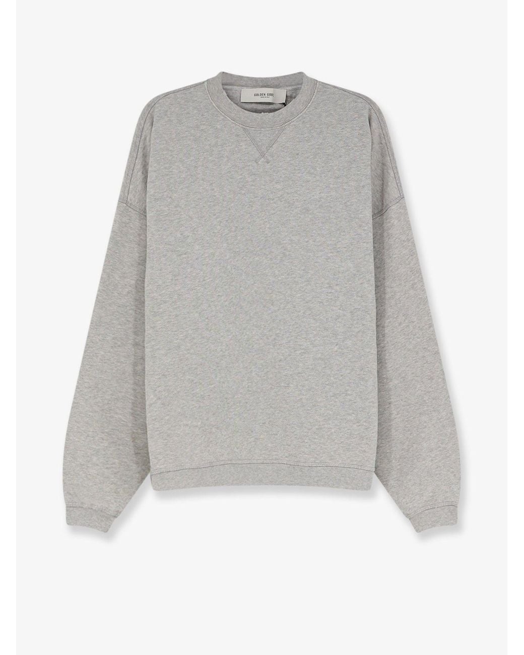 Golden Goose Deluxe Brand Gray Cotton Sweatshirt