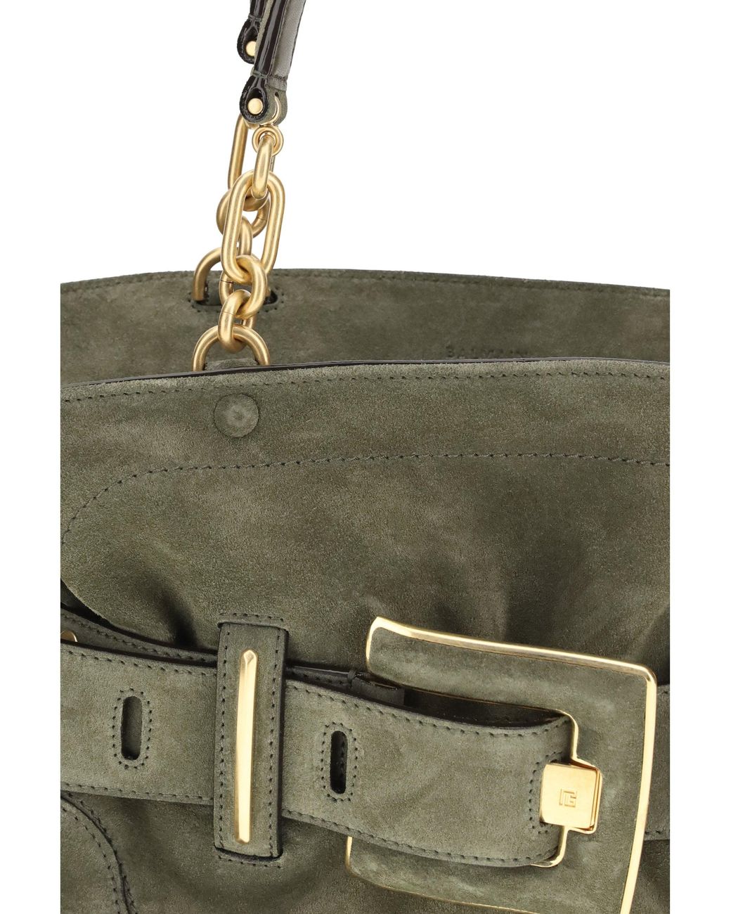 Balmain Green Anthem Bag