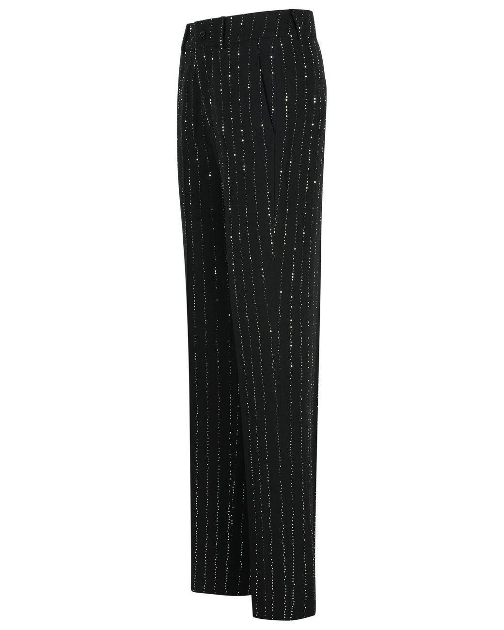 Philipp Plein Black 'Lady Fit' Sequined Pants