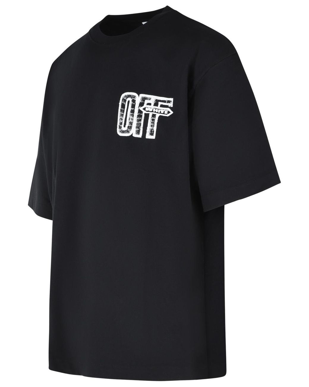 Off-White c/o Virgil Abloh Black 'City Nature' Cotton T-Shirt for men