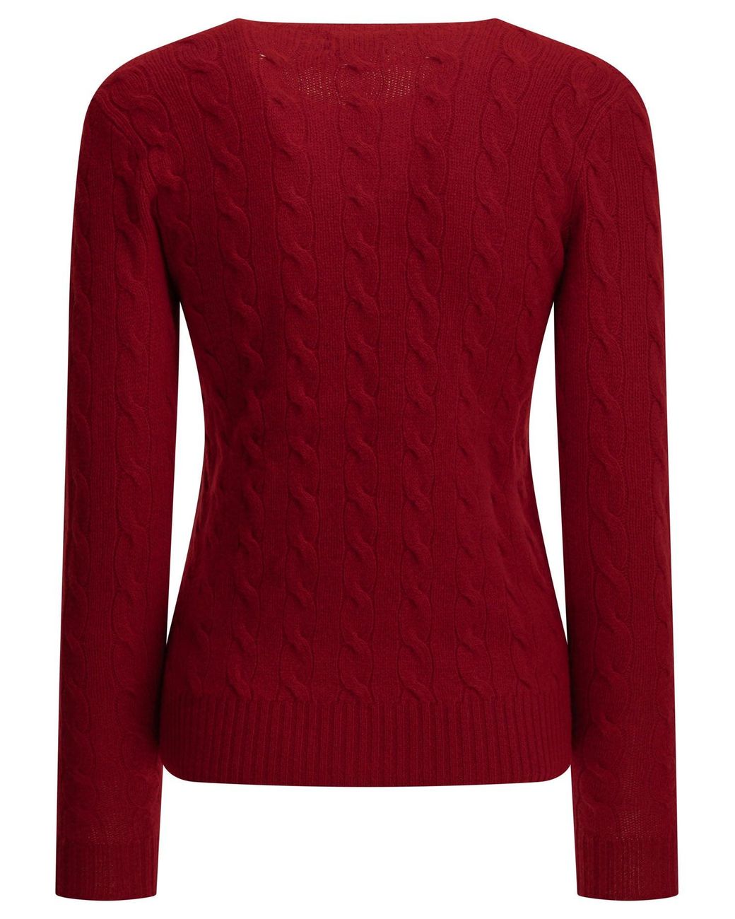 Polo Ralph Lauren Red Crew-Neck Sweater University