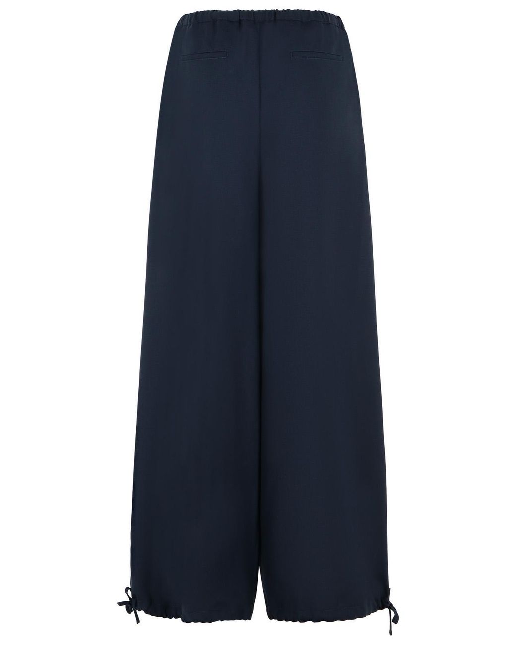 Marni Blue Virgin Wool Trousers