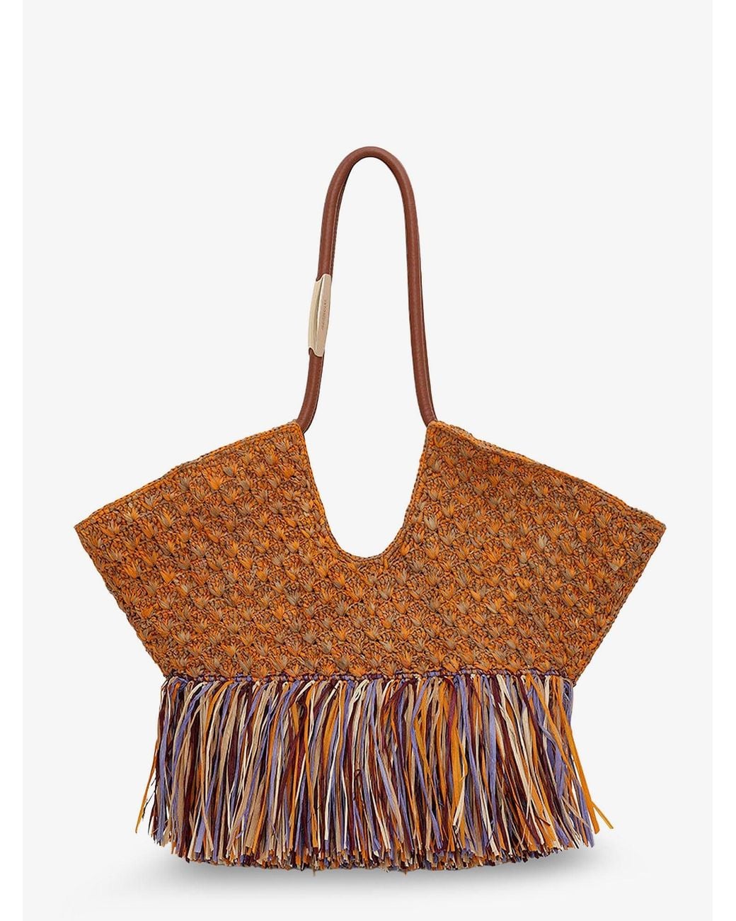 Zimmermann Brown Shoulder Bag Golden Time Raffia