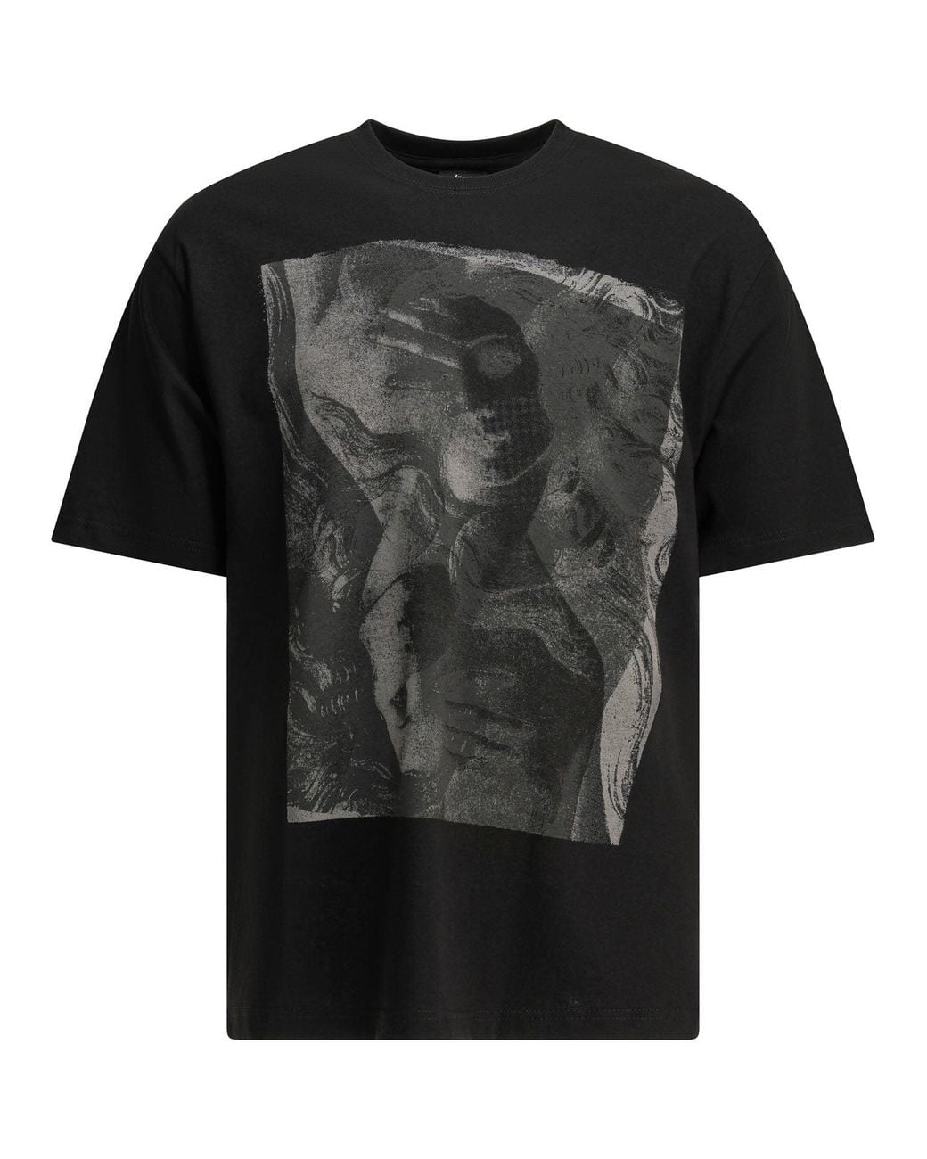 Stussy Black Cotton T-Shirt for men