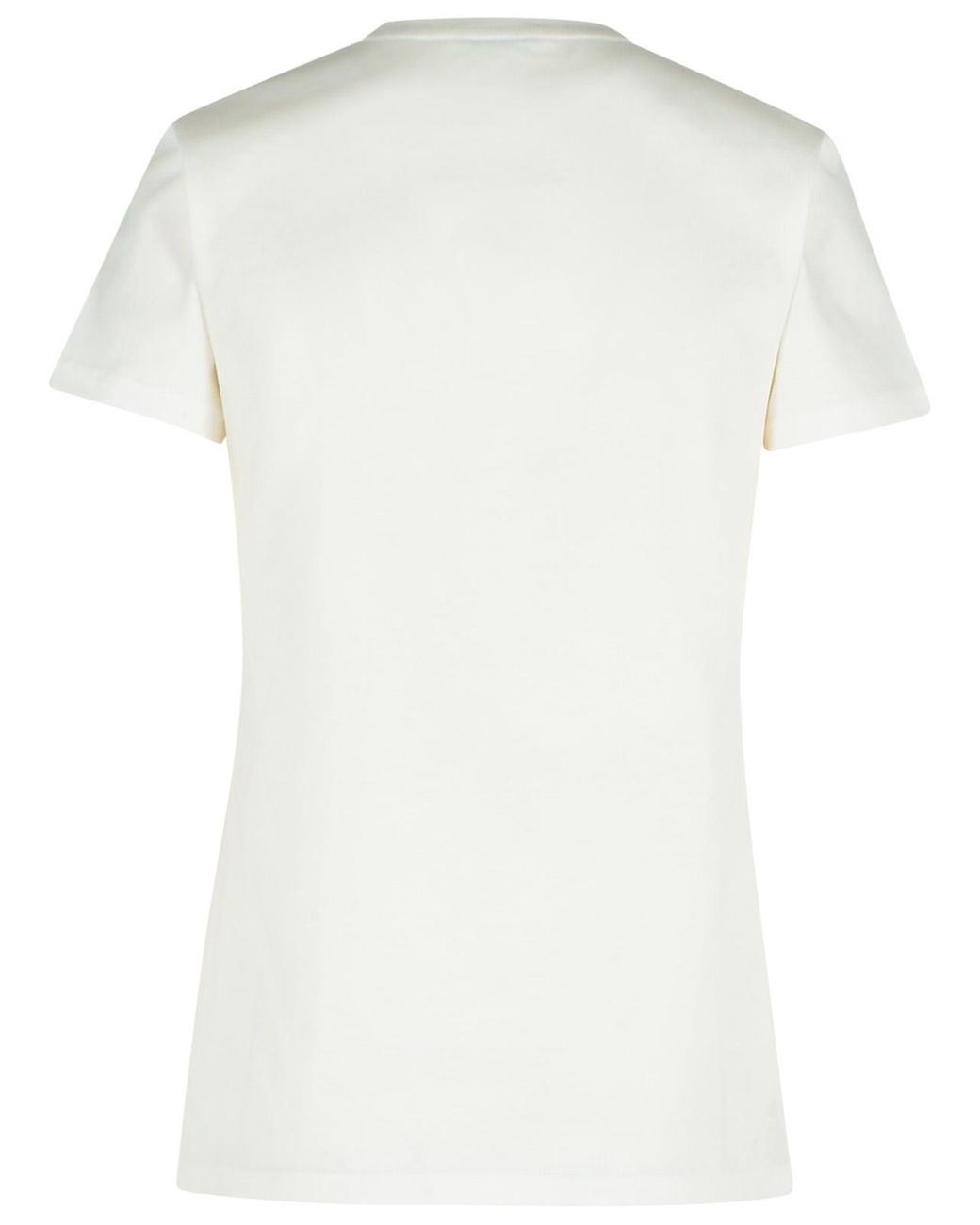 Moncler White Cotton T-Shirt