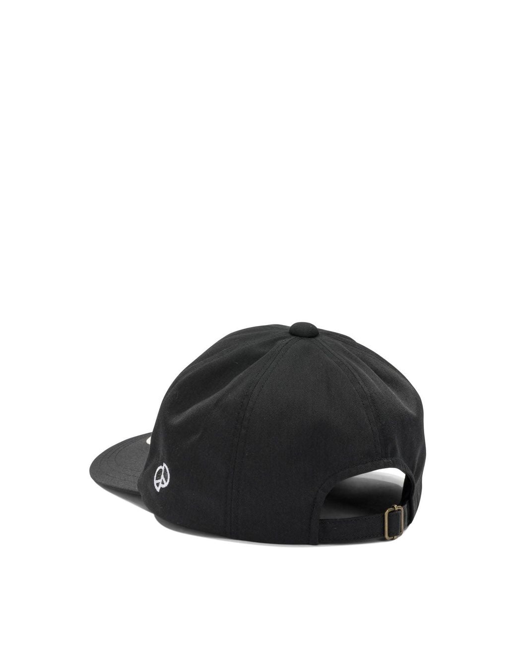 Kapital Black Chino Peckish Peace Baseball Cap for men