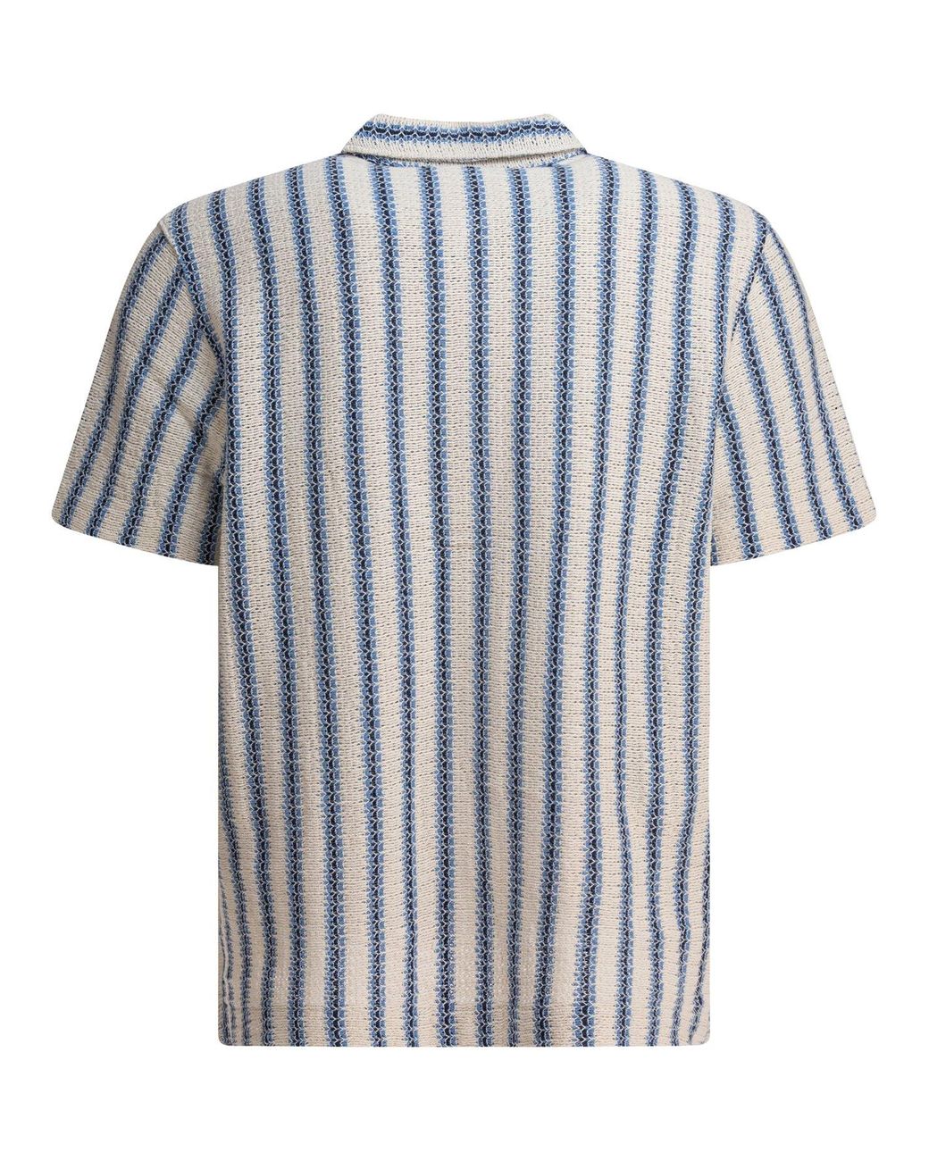 Vince Blue Striped Shirt for men