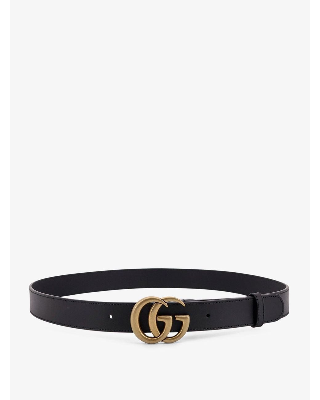 Gucci White Leather Belt for men