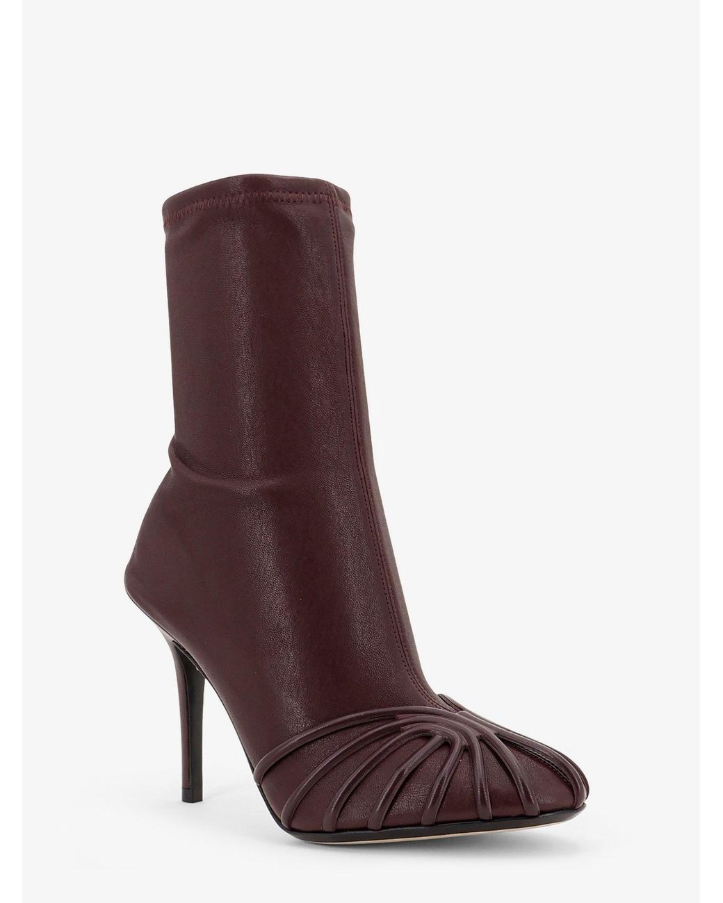 ALEVI Purple Karen Leather Boots