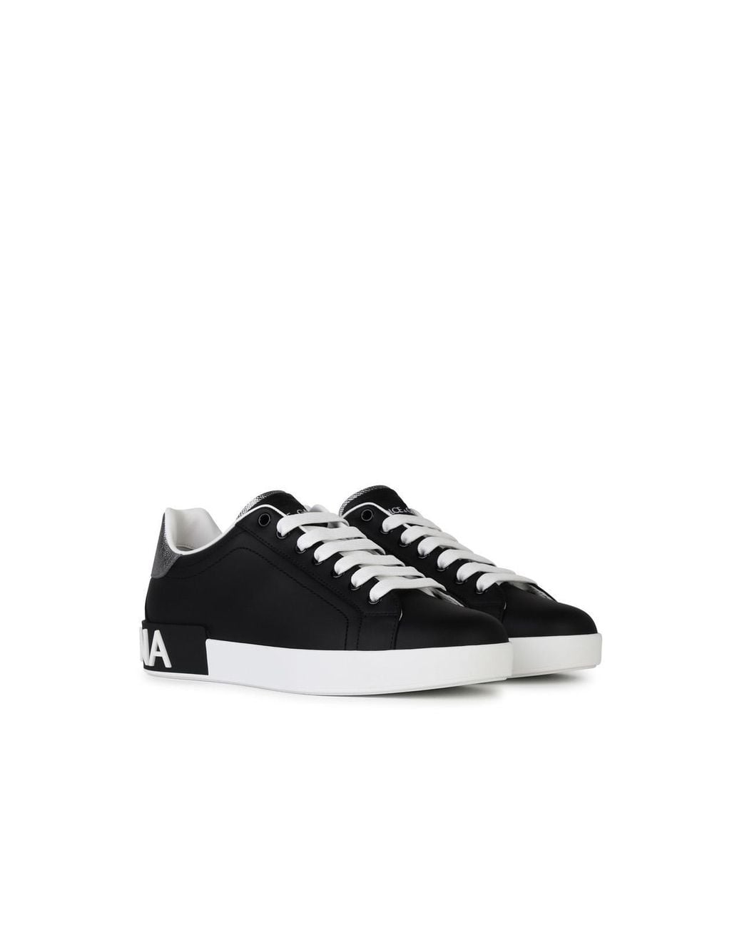 Dolce & Gabbana Black Dolce&Gabbana Portofino Sneakers for men