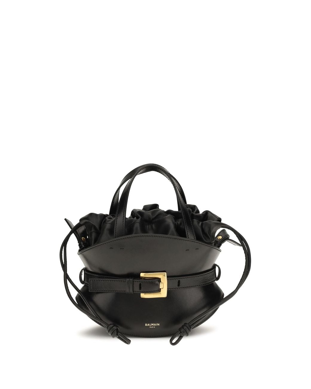 Balmain Black Shuffle Mini Shoulder Bag