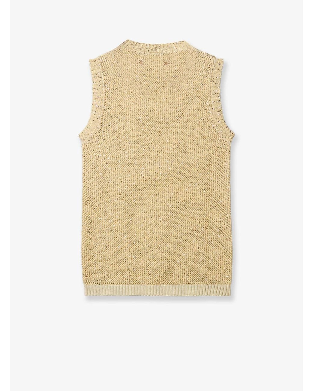 Golden Goose Deluxe Brand Natural Melyssa Sequin Sweater