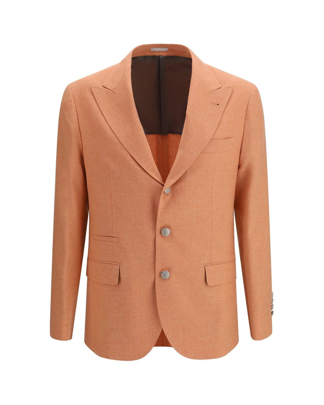 Brunello Cucinelli Pink Deconstructed Jacket for men