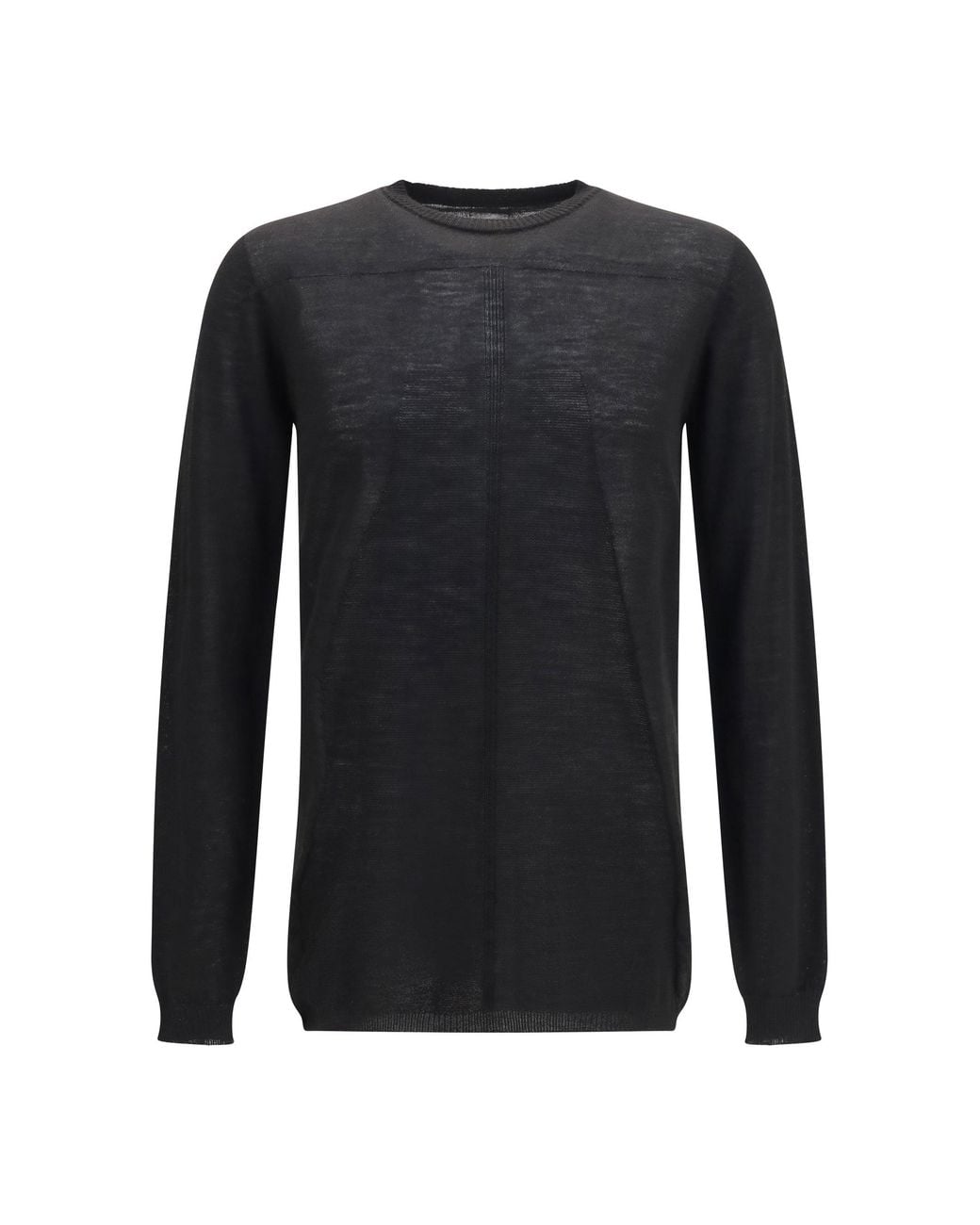 Rick Owens Black Biker Level Sweater for men