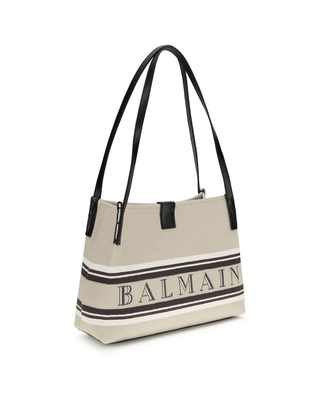Balmain White Shoulder Bags