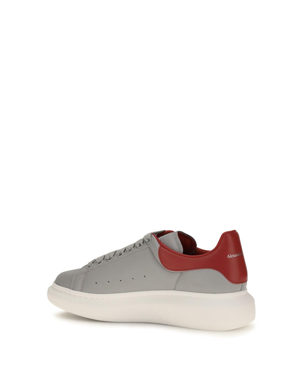 McQueen White Leather Sneakers for men