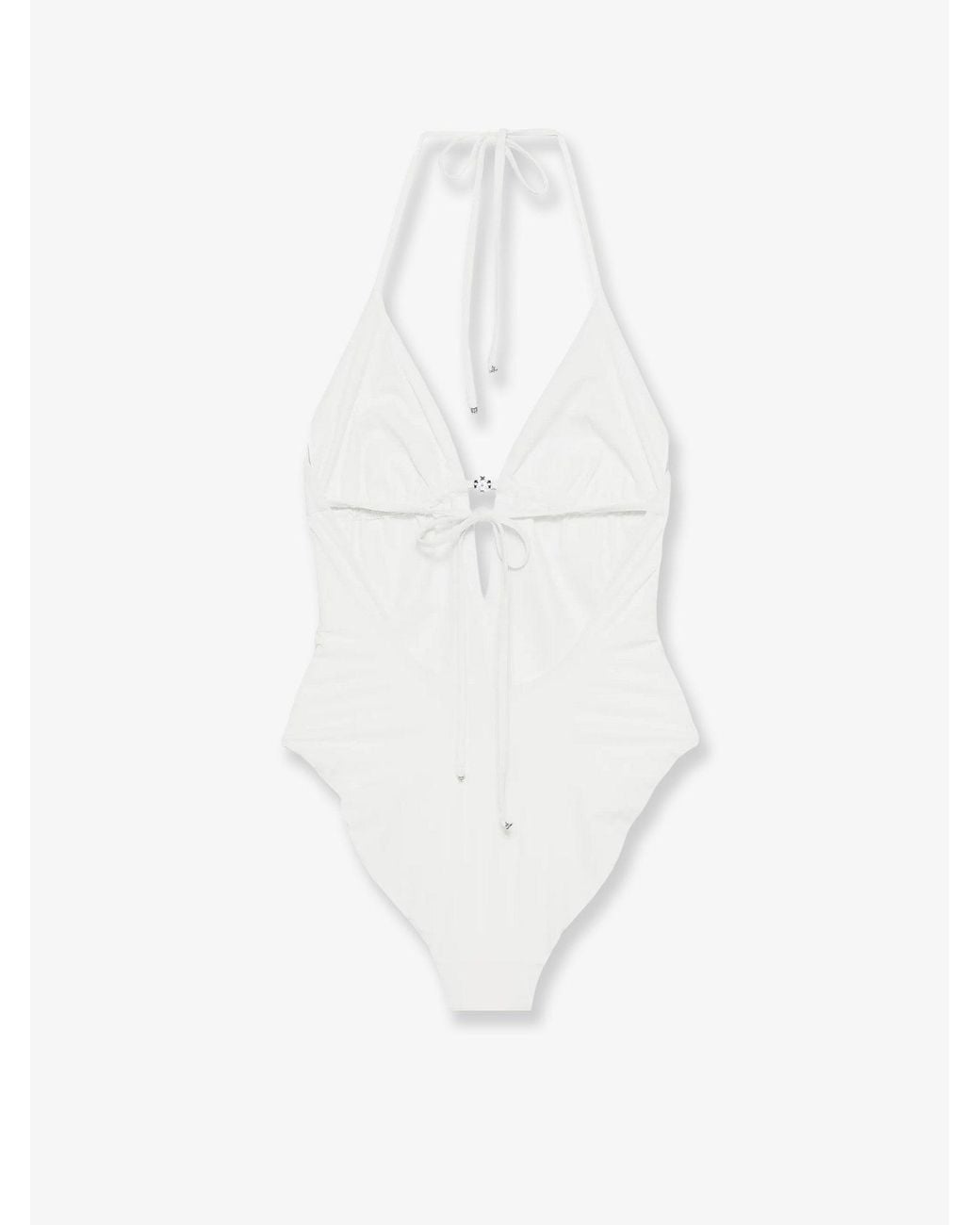 Tory Burch White Nylon One-Piece Swimsuit