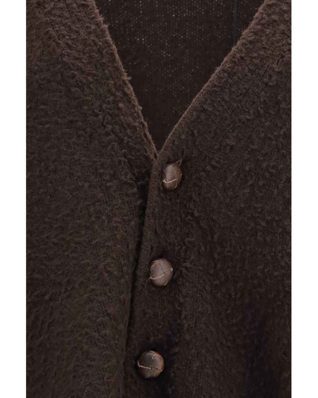 Golden Goose Deluxe Brand Brown Casentino-Effect Wool Cardigan