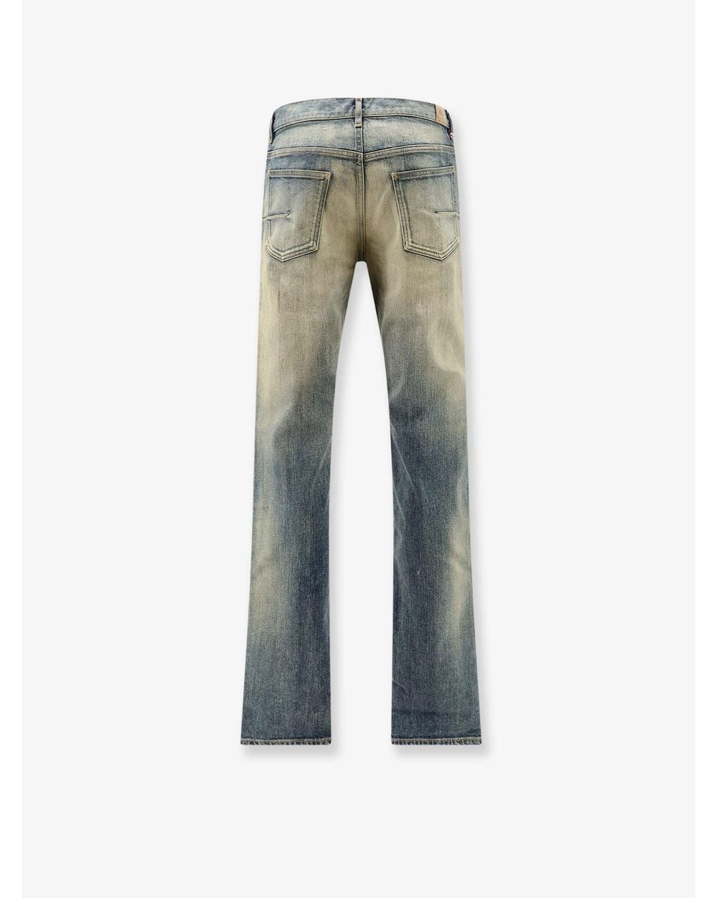 Dior Blue Cotton-Blend Skinny Jeans for men